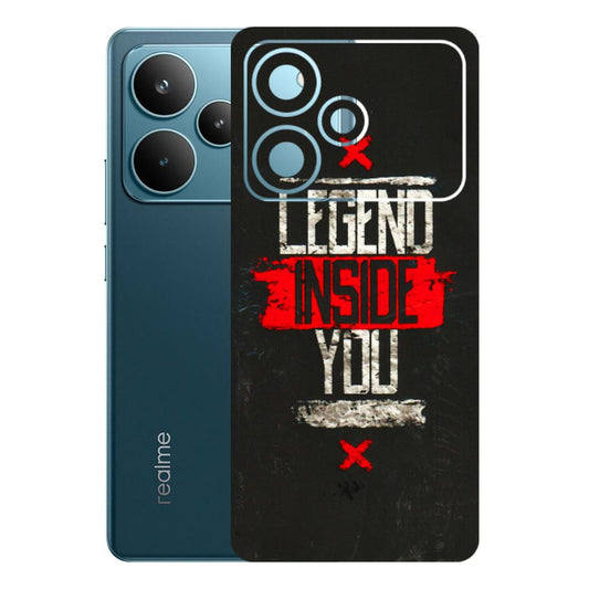 Realme Phone Skins (All Models) - Legend Inside You - 3D Embossed Finish (L-186) Realme P4 Pro 5G