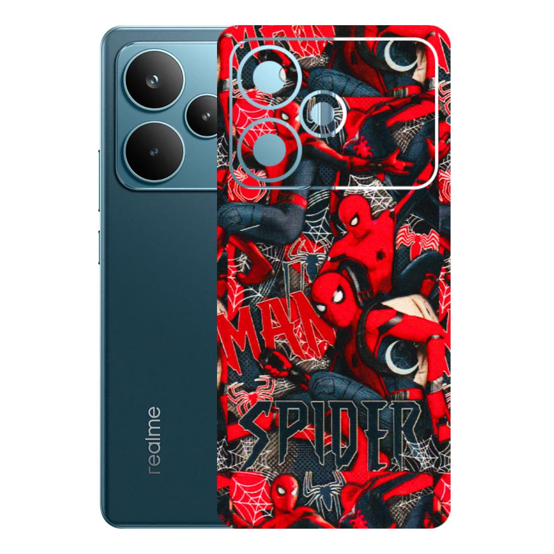 Realme Phone Skins (All Models) - SpiderMan Cool - 3D Embossed Finish (L-188) Realme P4 Pro 5G