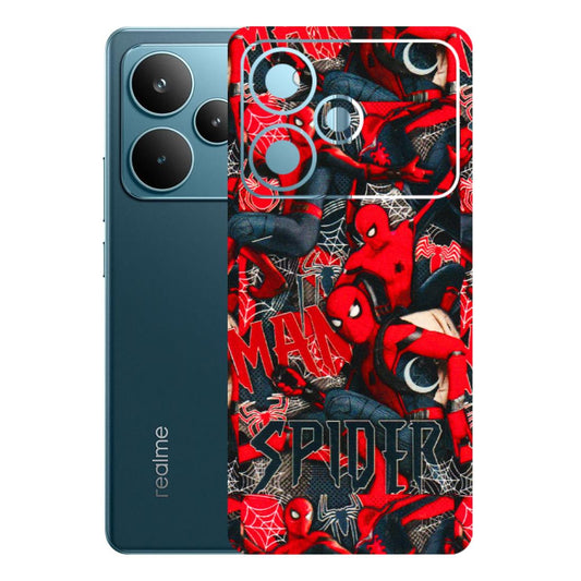 Realme Phone Skins (All Models) - SpiderMan Cool - 3D Embossed Finish (L-188) Realme P4 Pro 5G