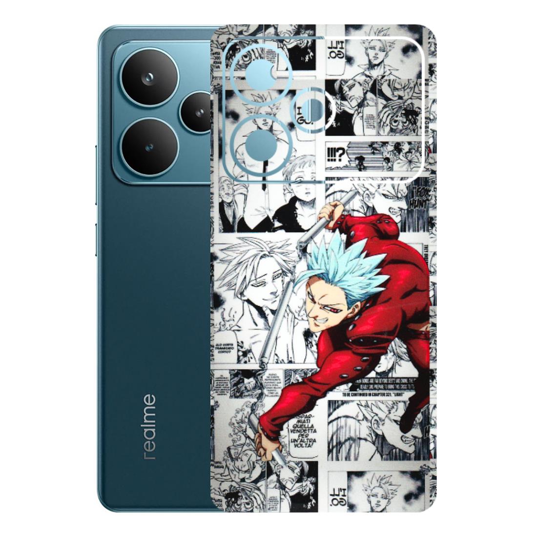 Realme Phone Skins (All Models) - Anime Comic - 3D Embossed Finish (L-192) Realme P4 Pro 5G