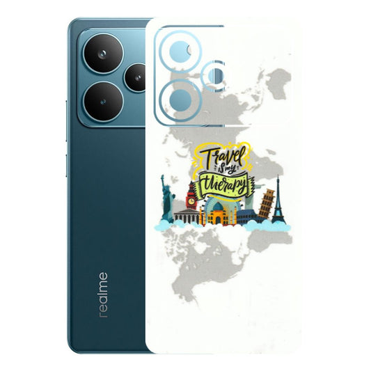 Realme Phone Skins (All Models) - Travel Therapy - 3D Embossed Finish (L-199) Realme P4 Pro 5G