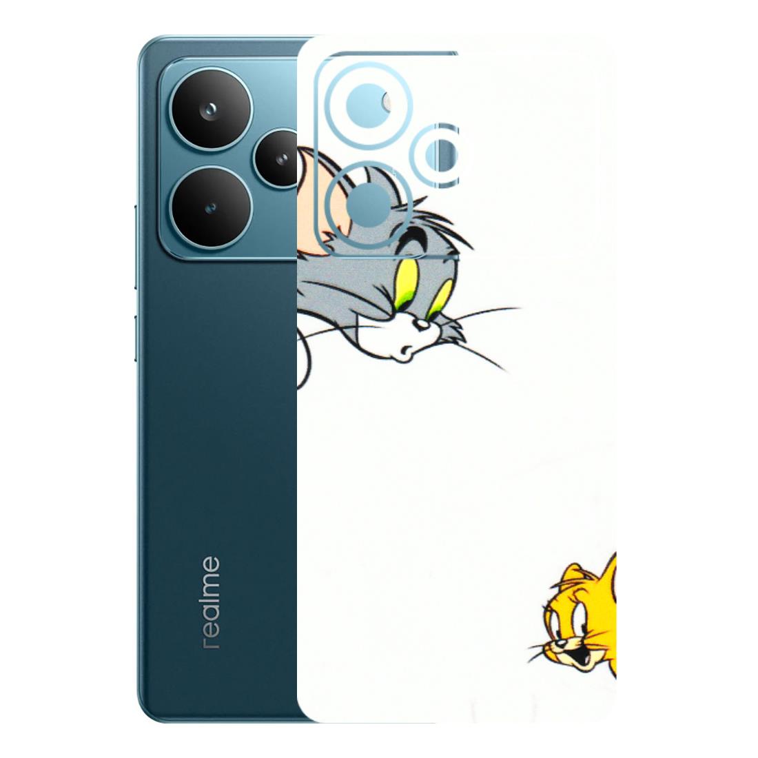 Realme Phone Skins (All Models) - Cute Tom And Jerry - 3D Embossed Finish (L-220) Realme P4 Pro 5G