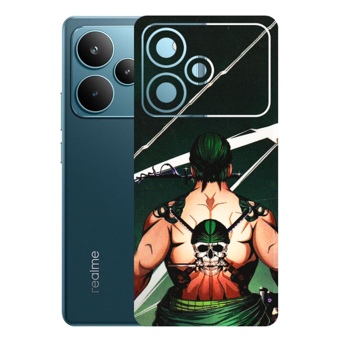 Realme Phone Skins (All Models) - Zoro Anime - 3D Embossed Finish (L-23) Realme P4 Pro 5G