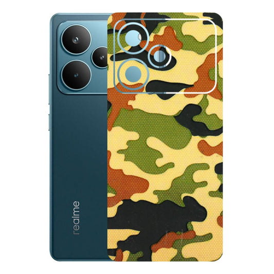 Realme Phone Skins (All Models) - Indian Military - 3D Embossed Finish (L-234) Realme P4 Pro 5G