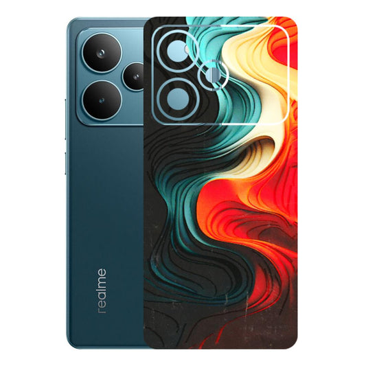 Realme Phone Skins (All Models) - The Silky Swirl - 3D Embossed Finish (L-240) Realme P4 Pro 5G