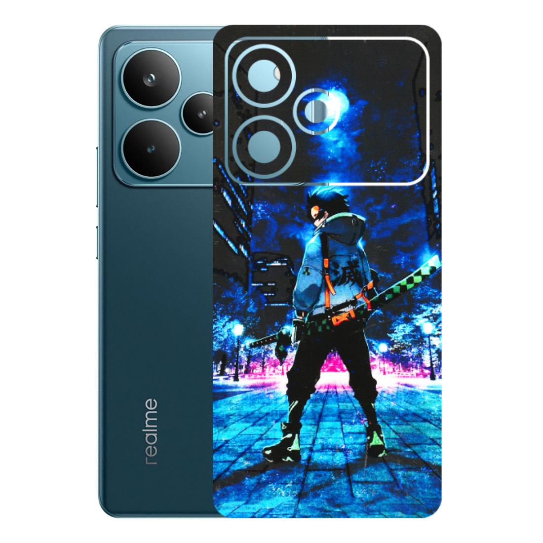 Realme Phone Skins (All Models) - Demon Slayer Sword - 3D Embossed Finish (L-247) Realme P4 Pro 5G