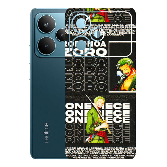 Realme Phone Skins (All Models) - One Piece Zoro - 3D Embossed Finish (L-250) Realme P4 Pro 5G