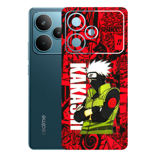Realme Phone Skins (All Models) - Kakashi Red Anime - 3D Embossed Finish (L-251) Realme P4 Pro 5G