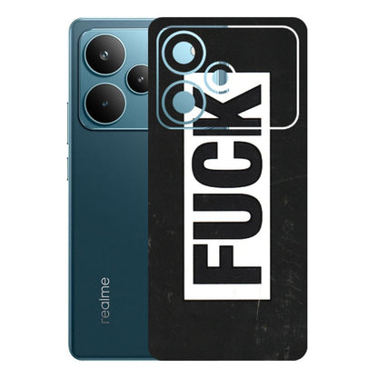Realme Phone Skins (All Models) - The F Word - 3D Embossed Finish (L-255) Realme P4 Pro 5G
