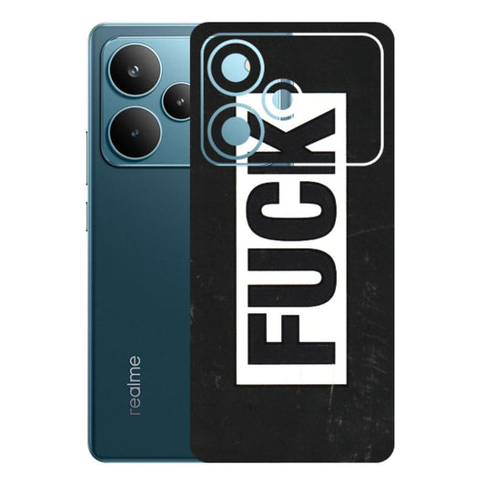 Realme Phone Skins (All Models) - The F Word - 3D Embossed Finish (L-255) Realme P4 Pro 5G