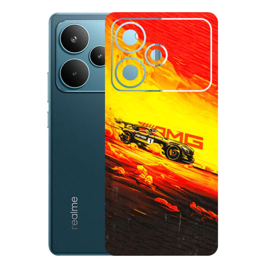 Realme Phone Skins (All Models) - AMG Car Speed Cover - 3D Embossed Finish (L-256) Realme P4 Pro 5G