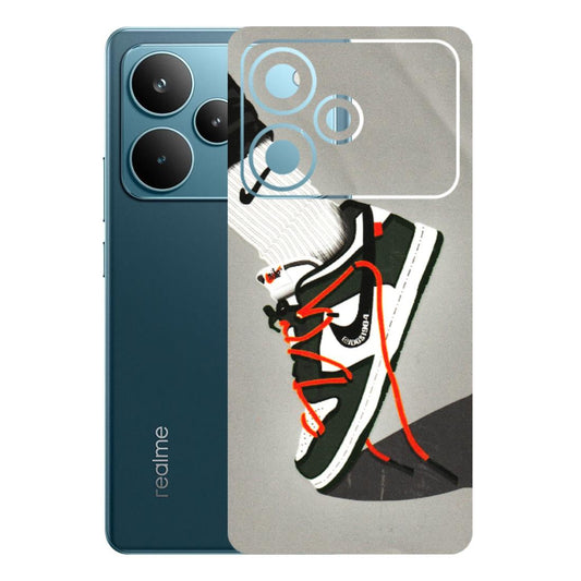 Realme Phone Skins (All Models) - New Grey Sneaker - 3D Embossed Finish (L-261) Realme P4 Pro 5G