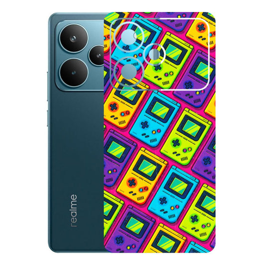 Realme Phone Skins (All Models) - Gameboy Colourful - 3D Embossed Finish (L-266) Realme P4 Pro 5G