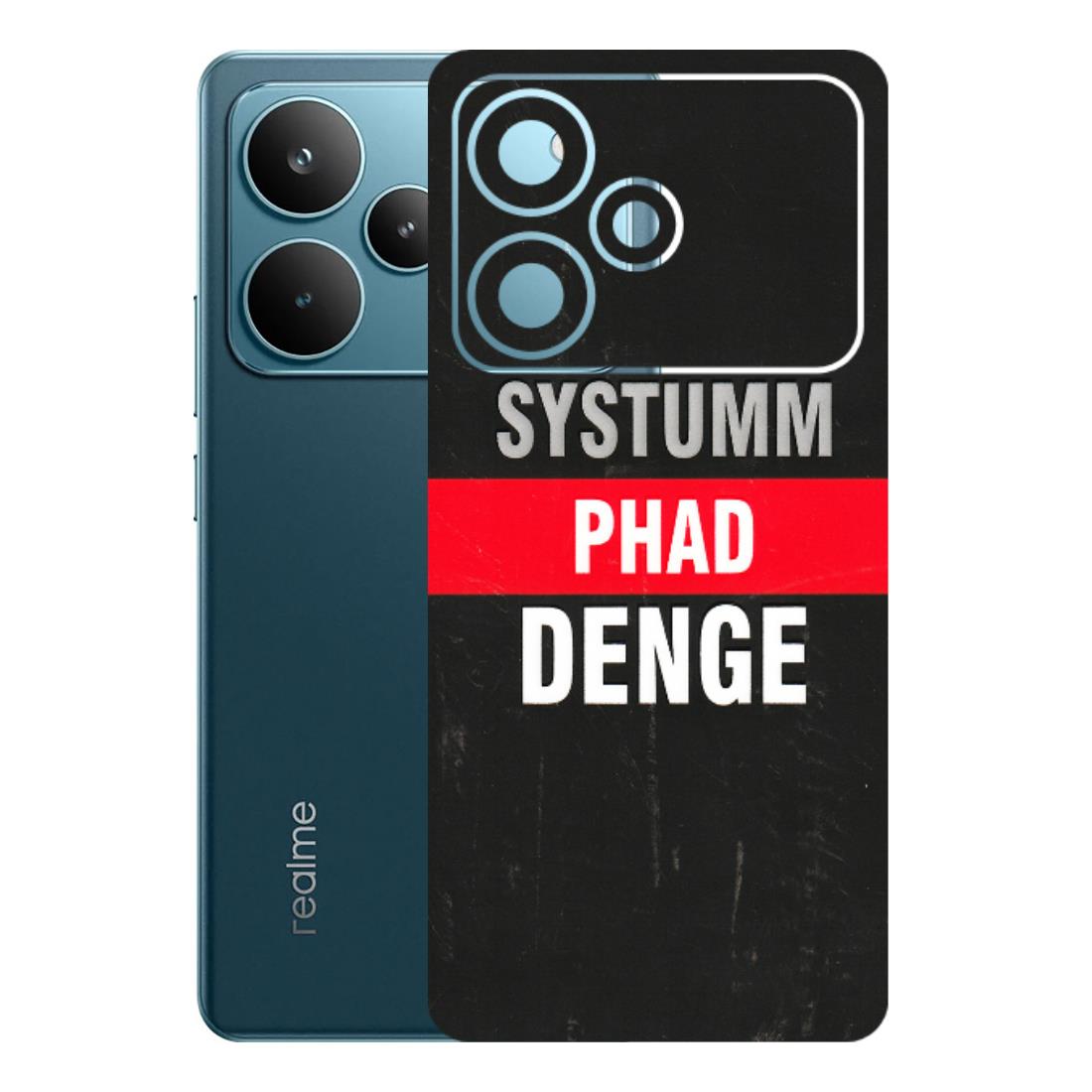 Realme Phone Skins (All Models) - Systumm Phad Denge - 3D Embossed Finish (L-278) Realme P4 Pro 5G