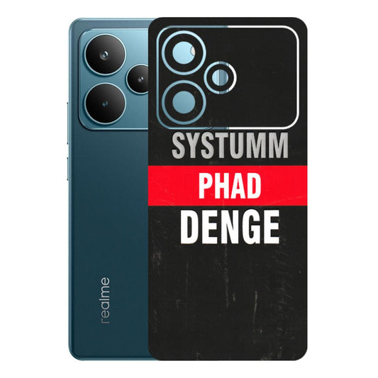 Realme Phone Skins (All Models) - Systumm Phad Denge - 3D Embossed Finish (L-278) Realme P4 Pro 5G