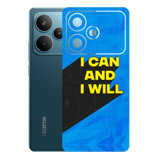 Realme Phone Skins (All Models) - I Can And I Will - 3D Embossed Finish (L-281) Realme P4 Pro 5G