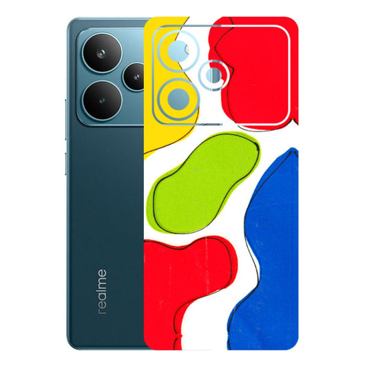 Realme Phone Skins (All Models) - RGB Colour Paint - 3D Embossed Finish (L-284) Realme P4 Pro 5G