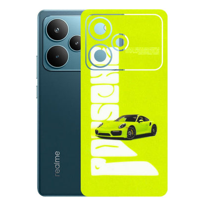 Realme Phone Skins (All Models) - Lime Green Porche - 3D Embossed Finish (L-30) Realme P4 Pro 5G