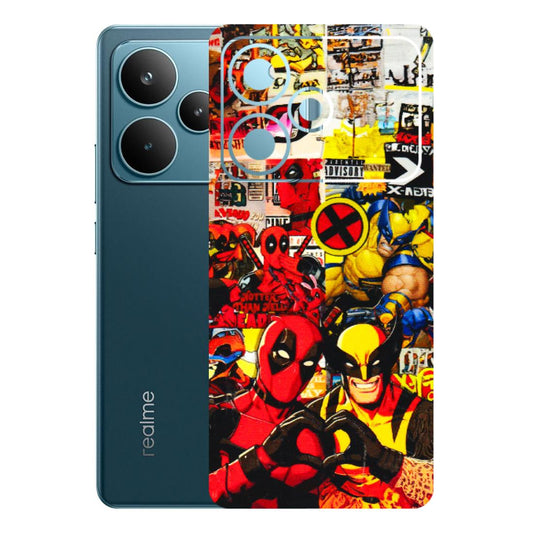 Realme Phone Skins (All Models) - Spidy Wolverine - 3D Embossed Finish (L-310) Realme P4 Pro 5G