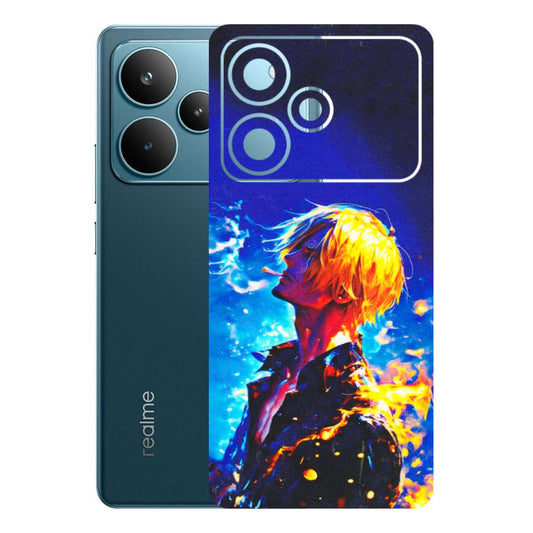 Realme Phone Skins (All Models) - Sanji Vinsmoke One Piece - 3D Embossed Finish (L-319) Realme P4 Pro 5G