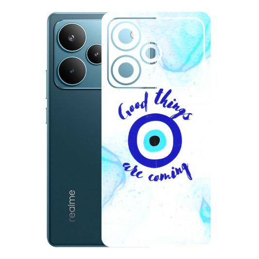 Realme Phone Skins (All Models) - Evil Eye Good Things Are Coming - 3D Embossed Finish (L-322) Realme P4 Pro 5G
