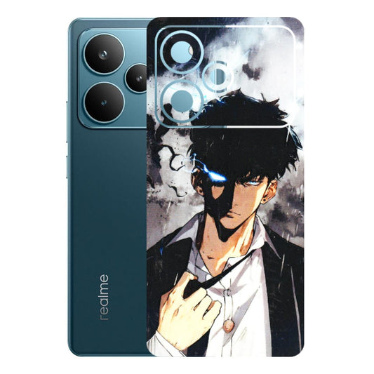 Realme Phone Skins (All Models) - Sung Jinwoo Manhwa Anime - 3D Embossed Finish (L-328) Realme P4 Pro 5G