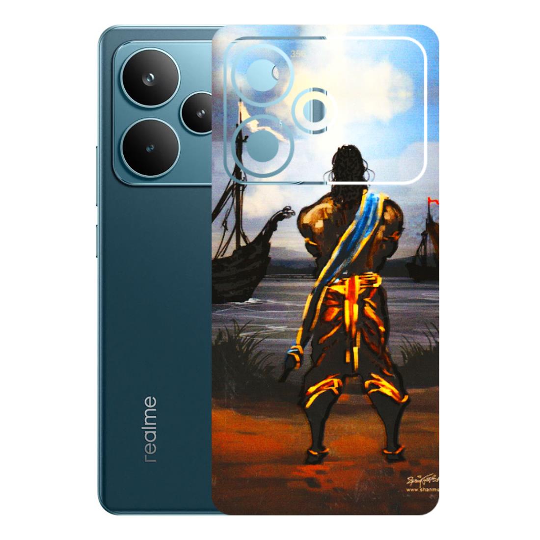 Realme Phone Skins (All Models) - Heavenly God Figure - 3D Embossed Finish (L-34) Realme P4 Pro 5G