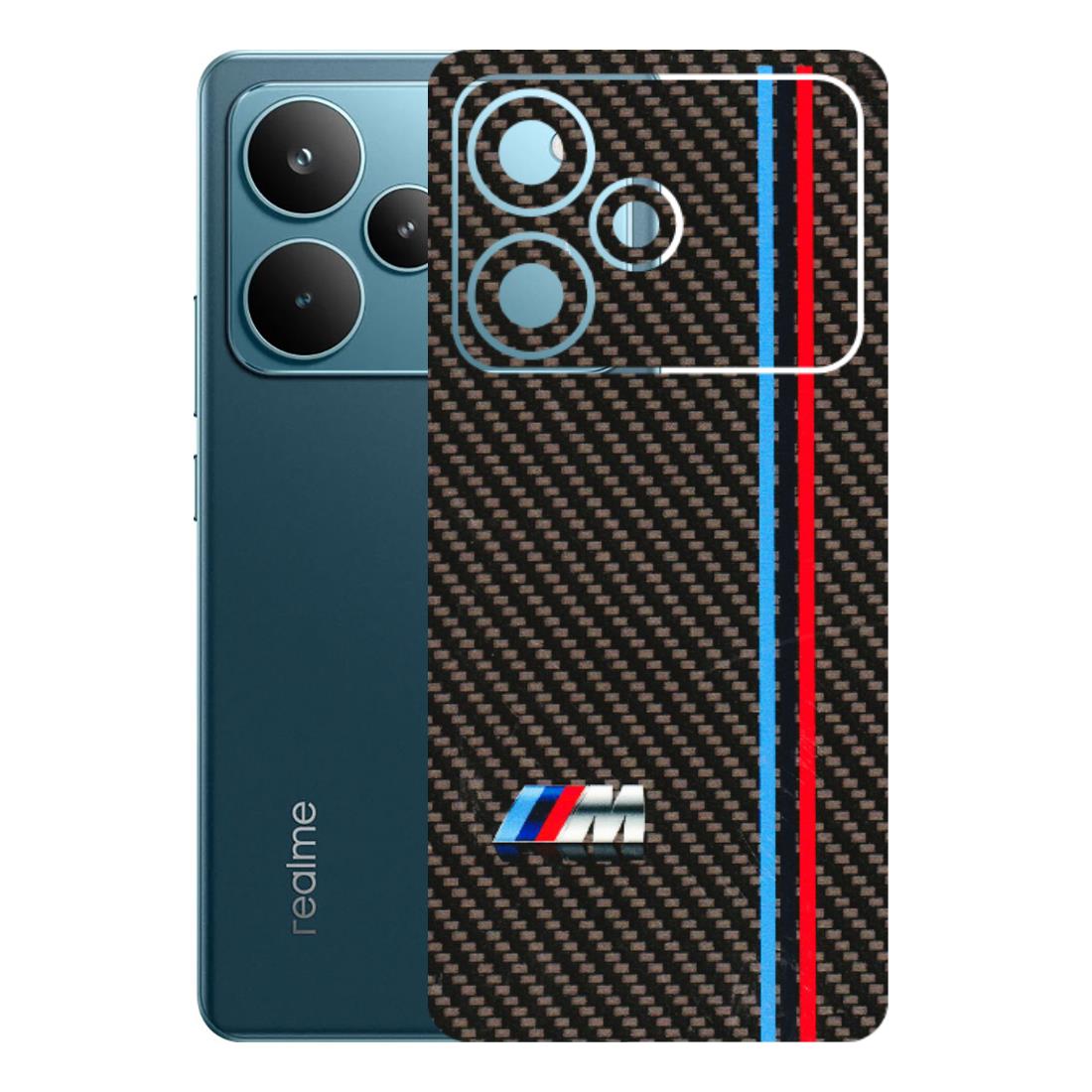 Realme Phone Skins (All Models) - BM Carbon Fiber Feels - 3D Embossed Finish (L-38) Realme P4 Pro 5G