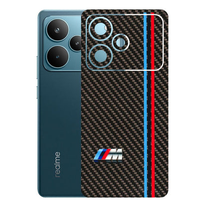 Realme Phone Skins (All Models) - BM Carbon Fiber Feels - 3D Embossed Finish (L-38) Realme P4 Pro 5G