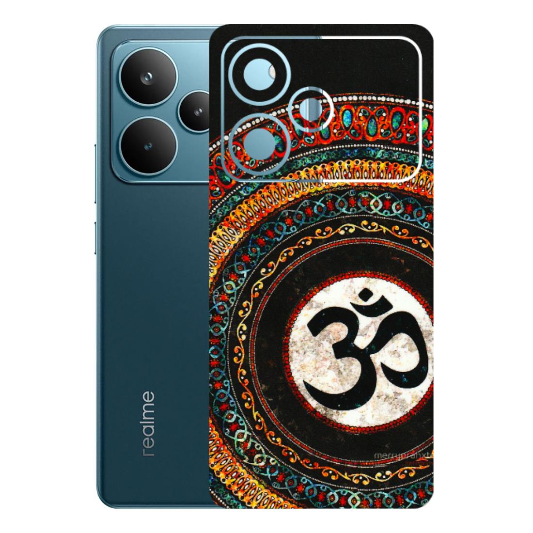 Realme Phone Skins (All Models) - Aum Chant Abstract - 3D Embossed Finish (L-42) Realme P4 Pro 5G
