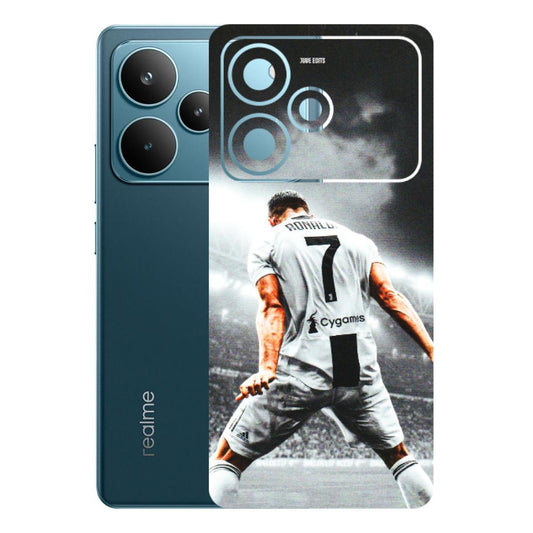 Realme Phone Skins (All Models) - Ronaldo CR7 Crazy - 3D Embossed Finish (L-44) Realme P4 Pro 5G