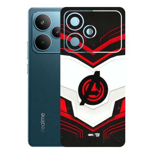 Realme Phone Skins (All Models) - Avengers Logo - 3D Embossed Finish (L-55) Realme P4 Pro 5G
