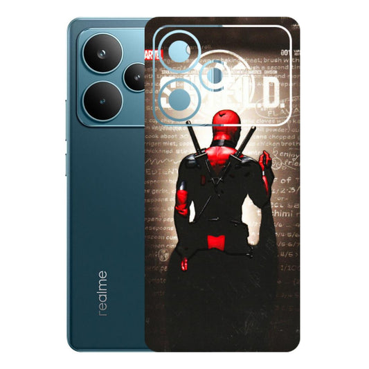 Realme Phone Skins (All Models) - Deadpool - 3D Embossed Finish (L-56) Realme P4 Pro 5G