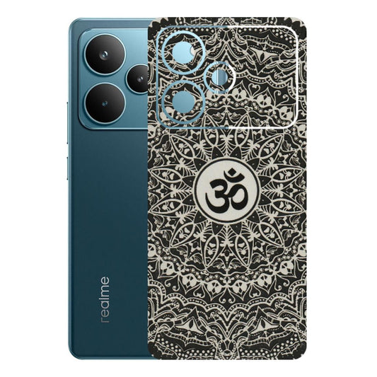 Realme Phone Skins (All Models) - Aum Elegant Mandala - 3D Embossed Finish (L-62) Realme P4 Pro 5G