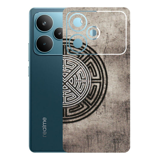 Realme Phone Skins (All Models) - Mysterious Circular Design - 3D Embossed Finish (L-63) Realme P4 Pro 5G