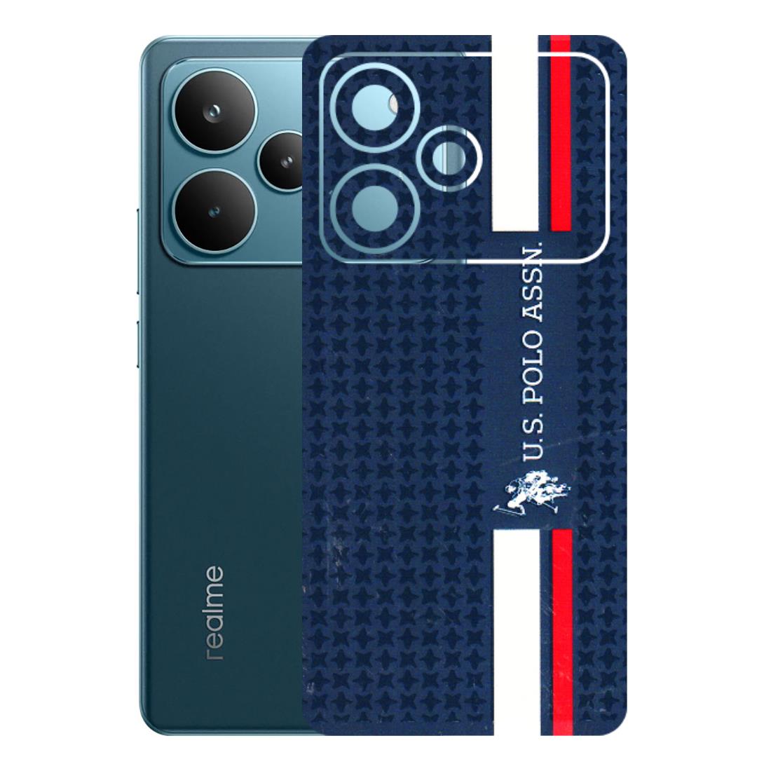 Realme Phone Skins (All Models) - US POLO Designer Brand - 3D Embossed Finish (L-65) Realme P4 Pro 5G