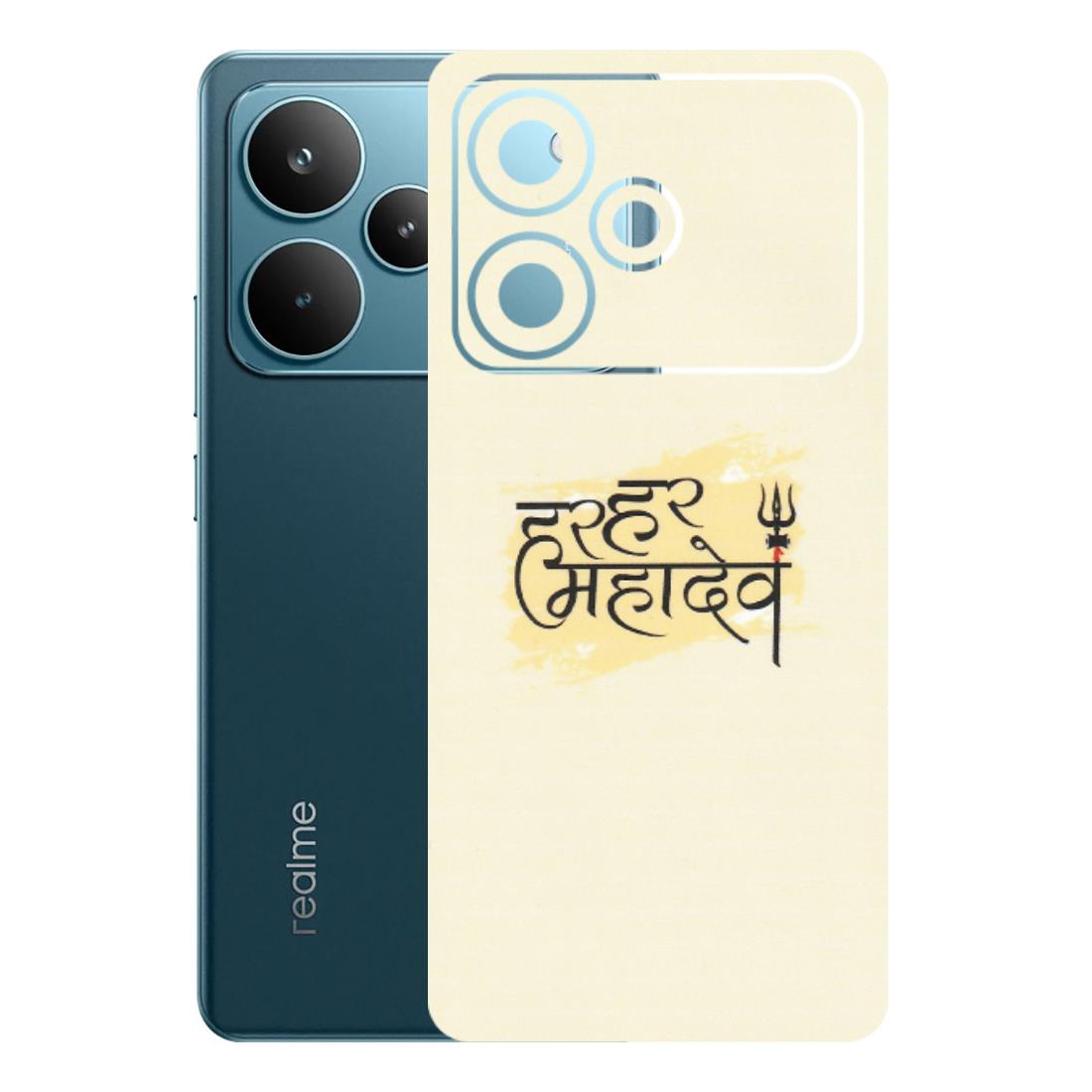 Realme Phone Skins (All Models) - Har Har Mahadev - Matte Finish (M-10) Realme P4 Pro 5G