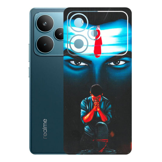 Realme Phone Skins (All Models) - Mahakal Bhakt - Matte Finish (M-112) Realme P4 Pro 5G