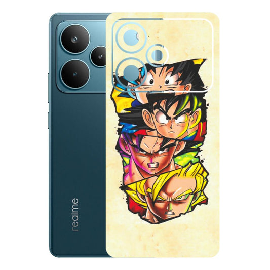 Realme Phone Skins (All Models) - Angry Multi Anime - Matte Finish (M-113) Realme P4 Pro 5G