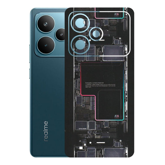 Realme Phone Skins (All Models) - Motherboard Circuit Layout - Matte Finish (M-117) Realme P4 Pro 5G