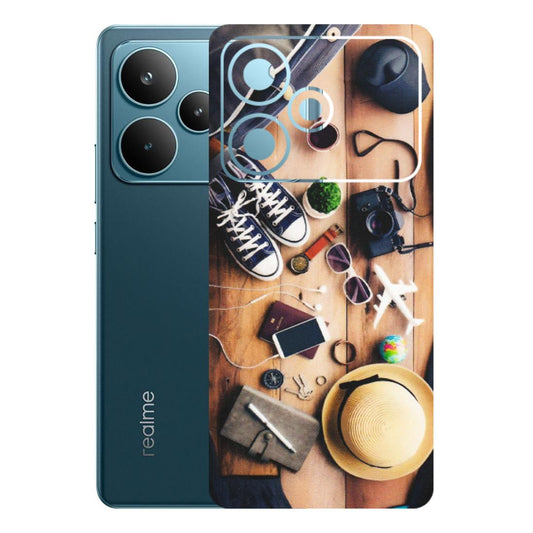 Realme Phone Skins (All Models) - Travel Wanderlust - Matte Finish (M-133) Realme P4 Pro 5G