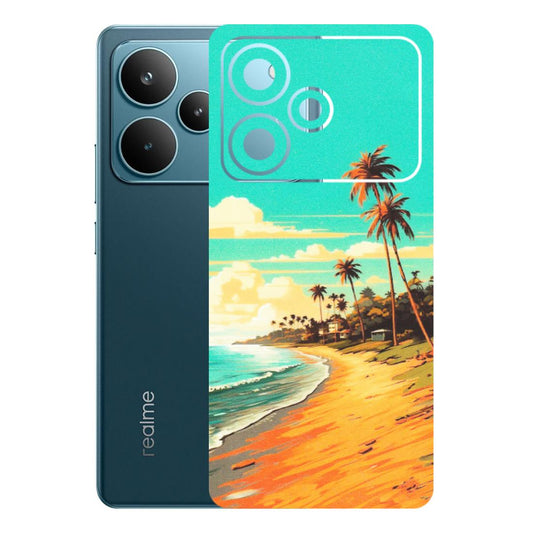 Realme Phone Skins (All Models) - Miami Beach - Matte Finish (M-136) Realme P4 Pro 5G