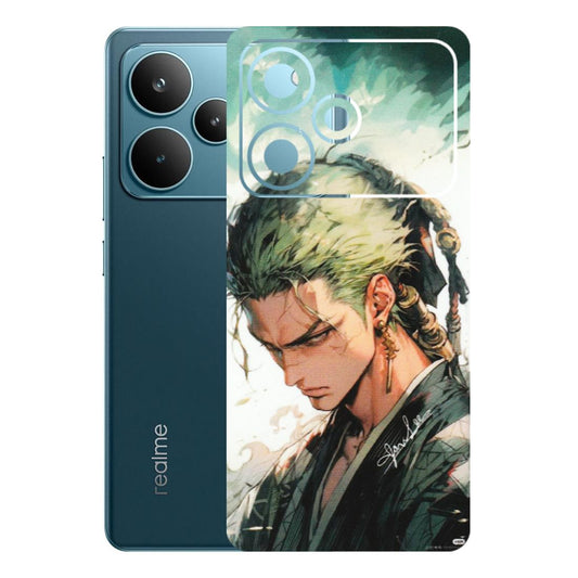 Realme Phone Skins (All Models) - New Roronoa Zoro One Picece Anime - Matte Finish (M-140) Realme P4 Pro 5G