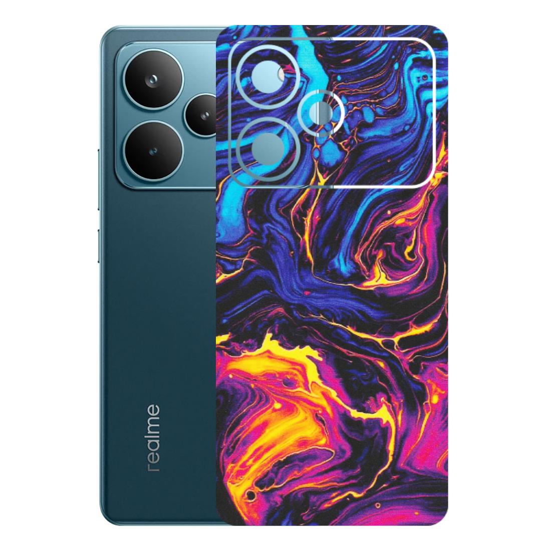 Realme Phone Skins (All Models) - Abstract Paint Classy - Matte Finish (M-15) Realme P4 Pro 5G