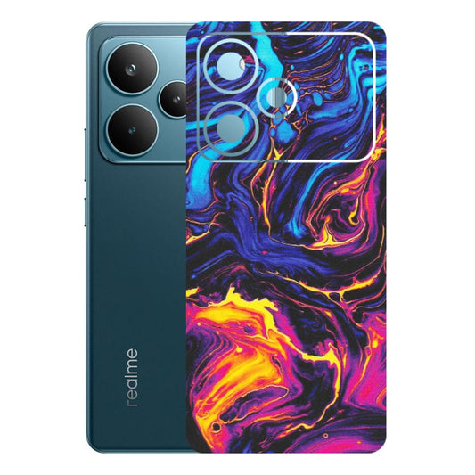 Realme Phone Skins (All Models) - Abstract Paint Classy - Matte Finish (M-15) Realme P4 Pro 5G