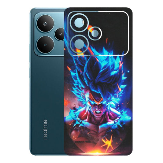 Realme Phone Skins (All Models) - Angry Goku Dragon Ball Anime - Matte Finish (M-150) Realme P4 Pro 5G