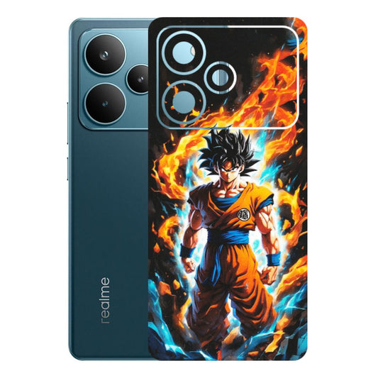 Realme Phone Skins (All Models) - Goku Transformation Anime - Matte Finish (M-159) Realme P4 Pro 5G