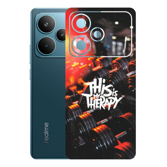 Realme Phone Skins (All Models) - GYM Lover Therapy - Matte Finish (M-160) Realme P4 Pro 5G