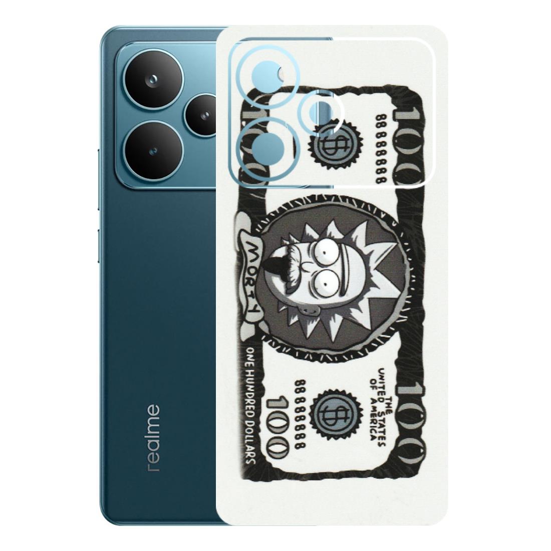 Realme Phone Skins (All Models) - Rick And Morty Hundred Dollar Anime - Matte Finish (M-161) Realme P4 Pro 5G