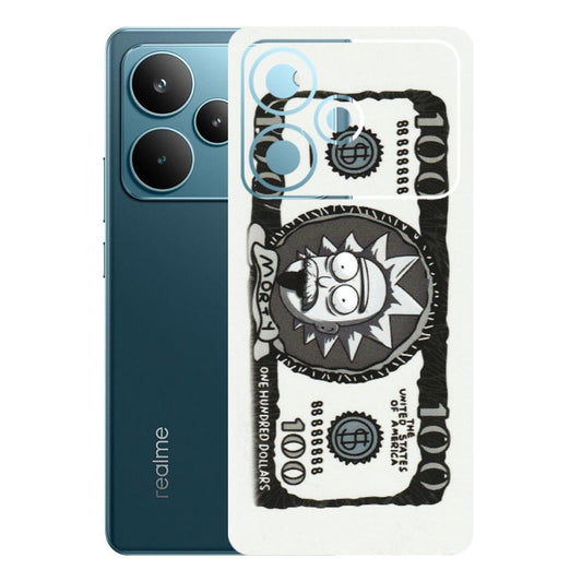 Realme Phone Skins (All Models) - Rick And Morty Hundred Dollar Anime - Matte Finish (M-161) Realme P4 Pro 5G